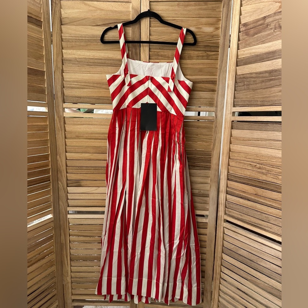 Tuckernuck Rouge Stripe Laina Dress in Red White S_NWT - Picture 7 of 9